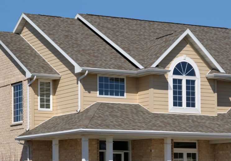 residential home in bellevue ne with asphalt shingle roof