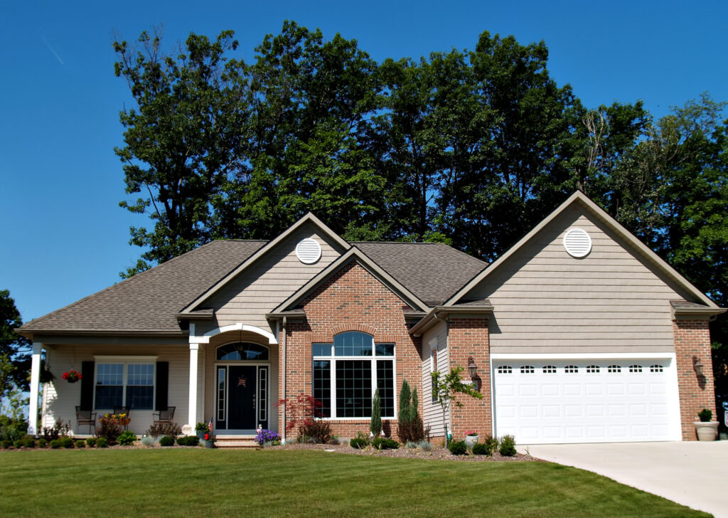 Large, newly constructed home in a suburb of Kansas City, KS