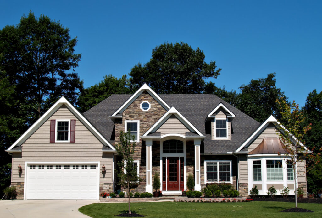 Large, newly constructed home in a suburb of Millard, NE