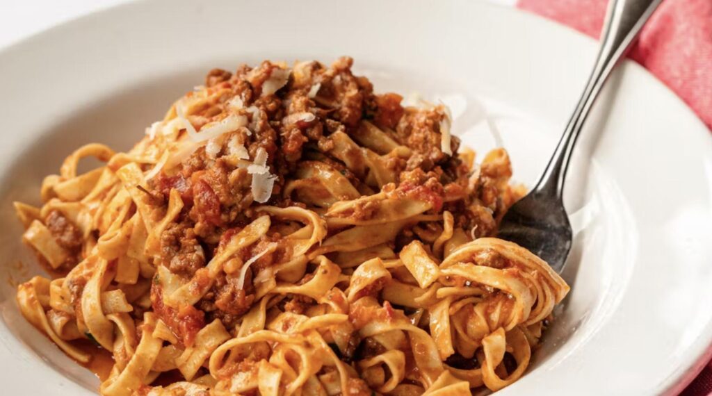 lidia's-close up image of a plate of pasta