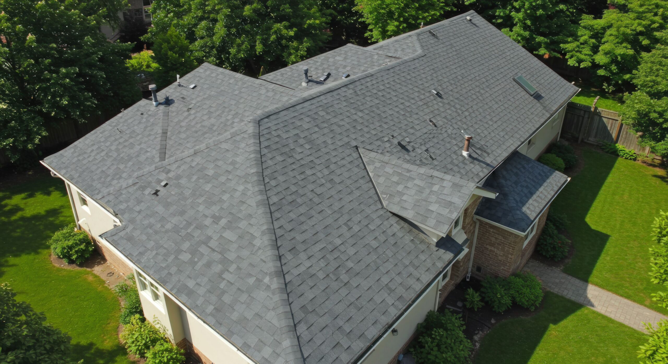 Shamrock Roofing Oklahoma City team repairing a roof after storm damage