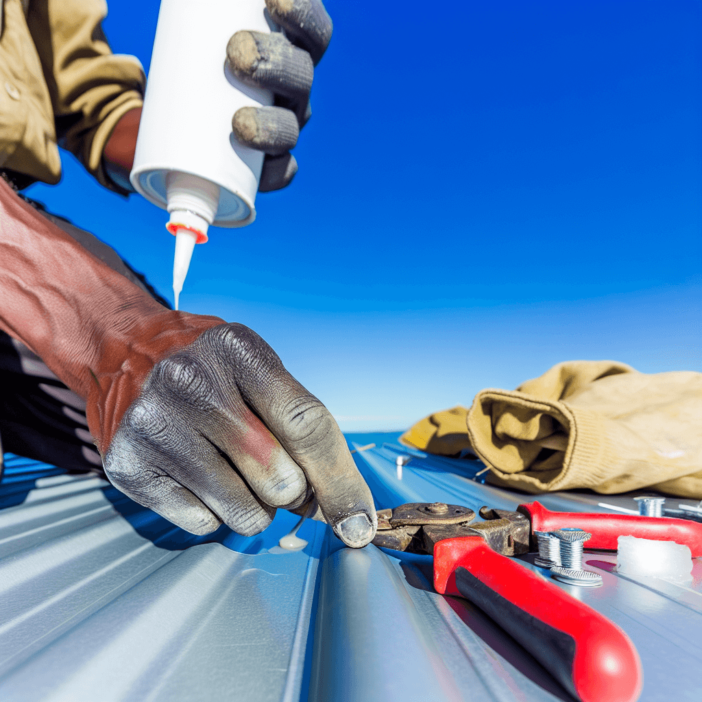 Commercial metal roof sealing
