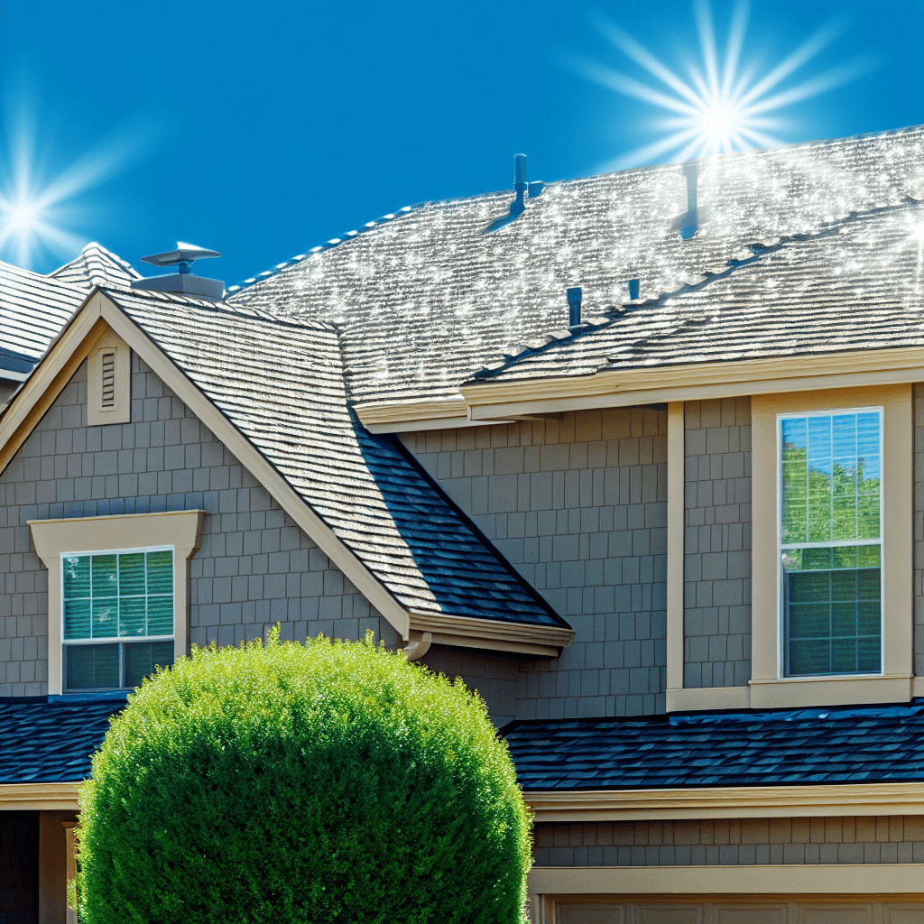 Reducing shingle heat damage