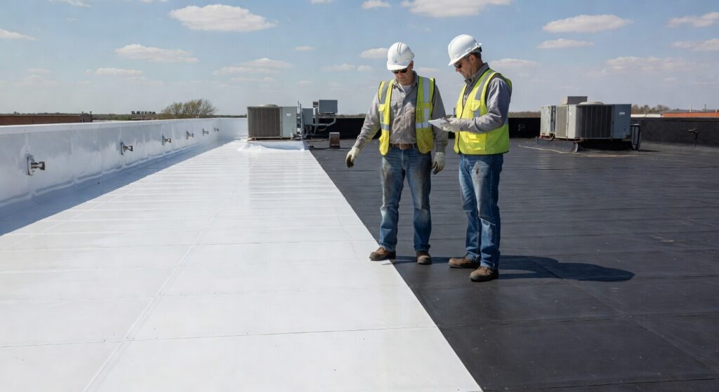 PVC vs EPDM roofing for flat roofs