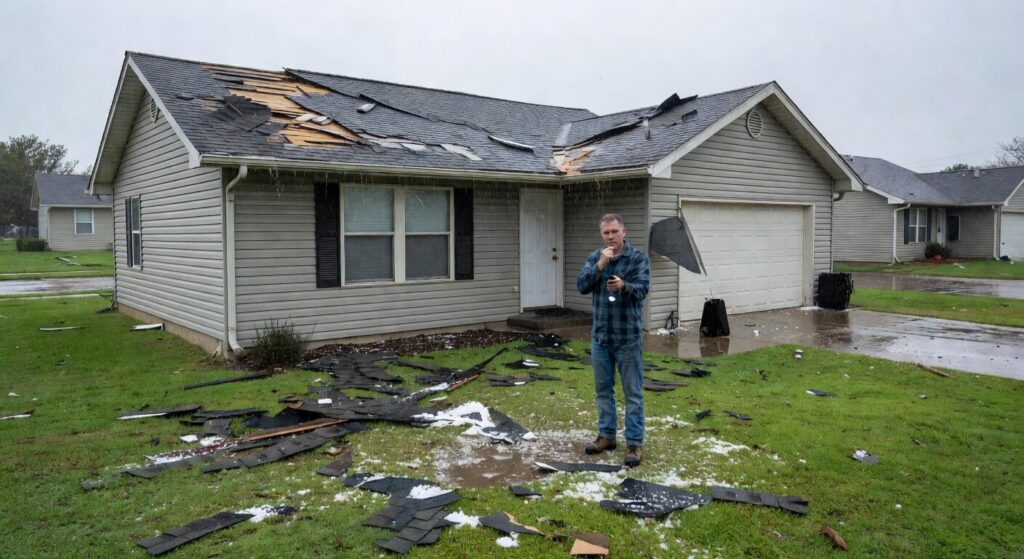 storm damage restoration process for homeowners