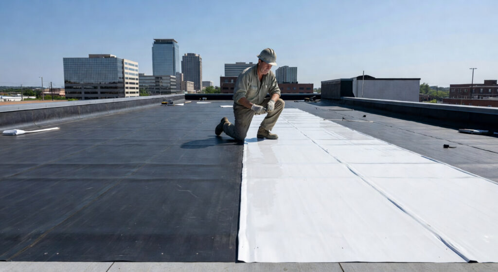EPDM vs PVC roofing for flat roofs 1